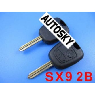 citroen remote key shell 2 button