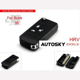 buick flip remote key shell 3 button