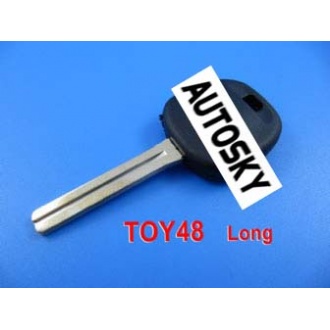 Lexus transponder key ID4D68 TOY48 (long)