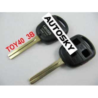 Lexus remote key shell 3 button TOY40(long)