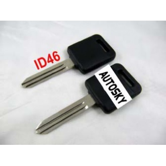 Nissan transponder key ID46 (silver logo)