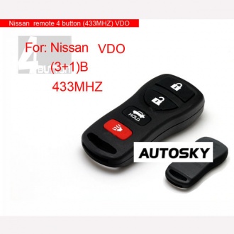 Nissan remote 4 button（433MHZ）VDO