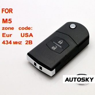 Mazda M5 flip remote key 2 button 434MHZ