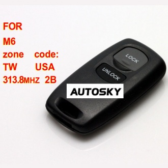 Mazda M6 remote key 2 button 313.8MHZ