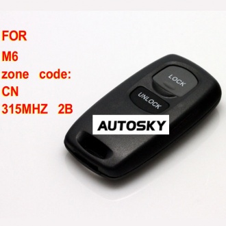 Mazda M6 remote key 2 button 315MHZ