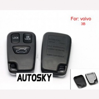 Volvo remote key shell 3 button