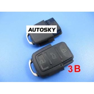vw remote shell 3 button