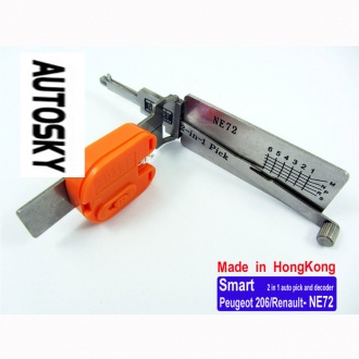Peugeot 206 Renault NE72 2 in 1 Auto Pick and Decoder