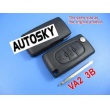 citroen remote key shell 3 button (without groove)