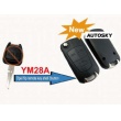 Opel modified filp remote key shell 3 button (YM28...