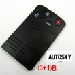 Mazda smart card shell 3+1 button
