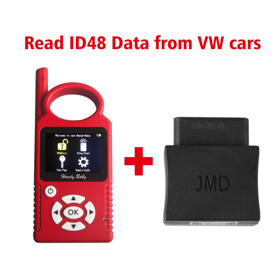 US$658.00 - Handy Baby Hand-held Auto Key Programmer Plus JMD Assistant OBD  Adapter Read ID48 Data from VW Cars