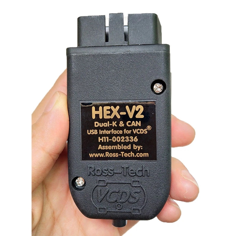 US$123.00 - VCDS HEX-V2 V23.11 VAG COM 23.11 VCDS HEX V2 Intelligent Dual-K  & CAN USB Interface