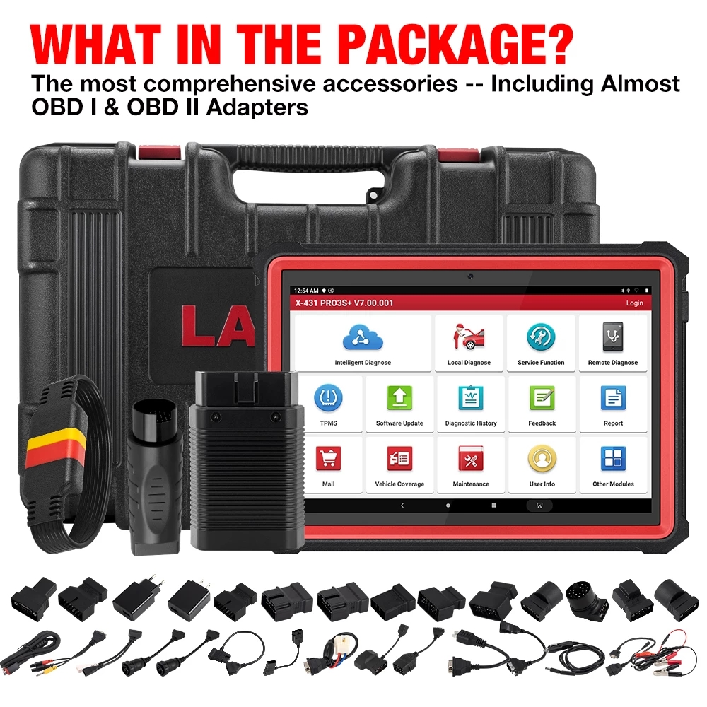 US$999.00 - LAUNCH X431 pro3s+ full systems Auto Diagnostic Tools