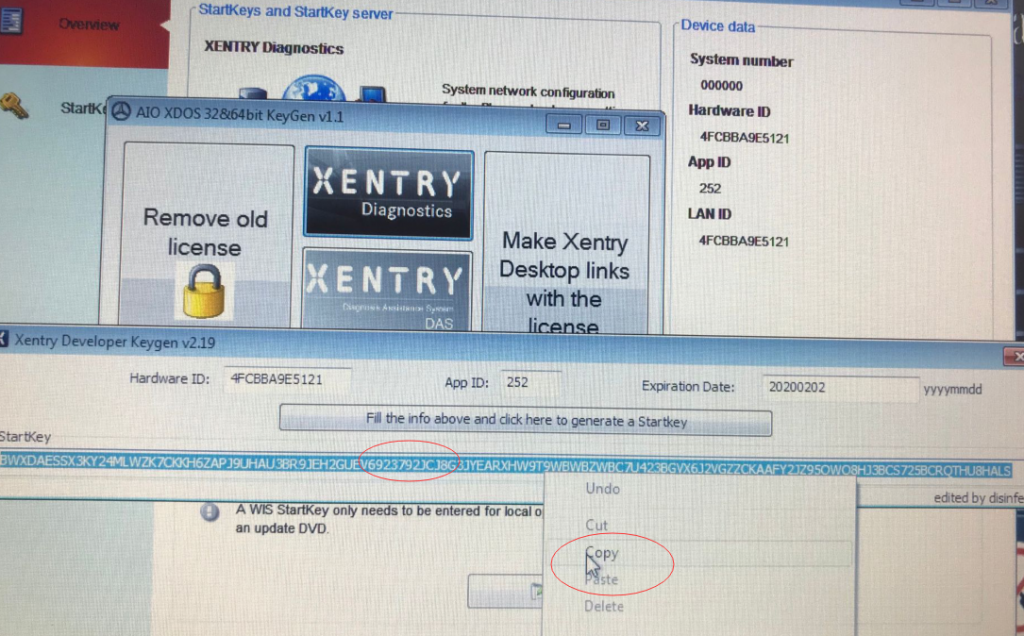 Perfectly solve the problem that xentry must be activated each time it