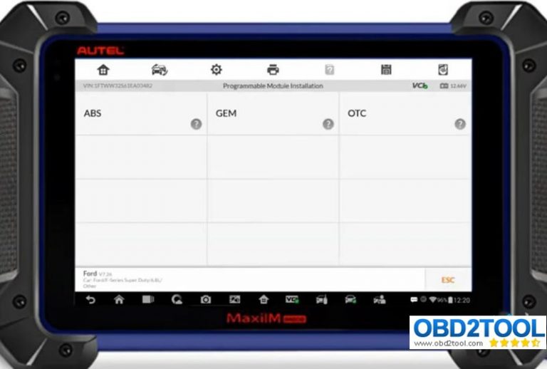 How to Program Used PCM Module for Ford F250 with Autel MaxiIM IM608