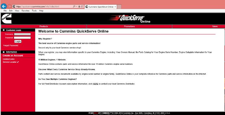 Cummins quickserve online login carefirst bcbs company profile