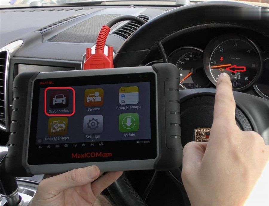 Autel MK808 Reset Porsche Cayenne Check Engine Light The Blog of www