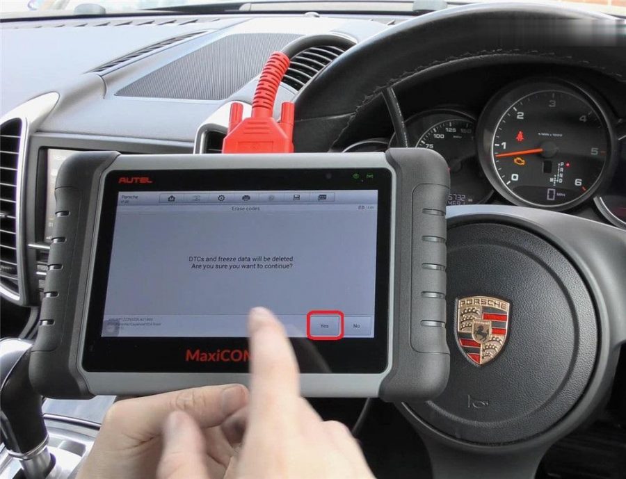 Autel MK808 Reset Porsche Cayenne Check Engine Light The Blog of www