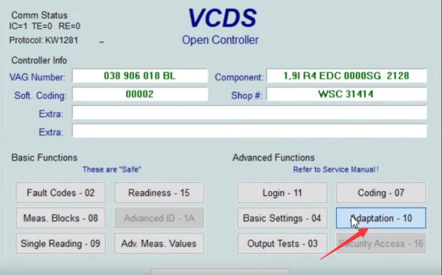 How to Use VCDS to Do EGR Delete Adaptation for VAG VW The Blog of
