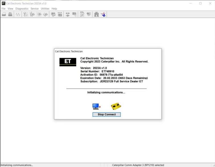 2023A CAT Caterpillar ET Software Update car diagnostic tool
