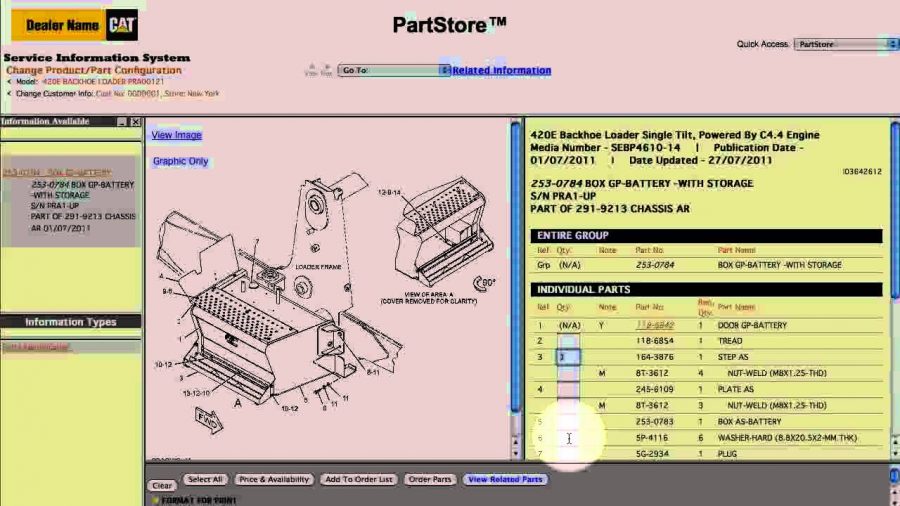 Sis Serial Number How to find your part number in SIS - The Blog of www.obd2tool.com
