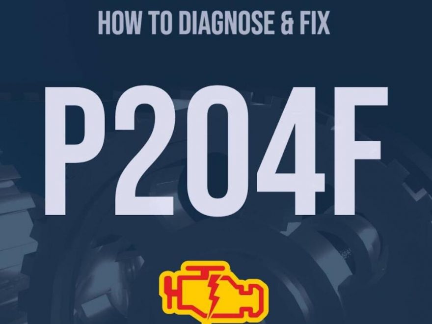 How To Diagnose And Fix P204F Engine Code OBD II Trouble Code 