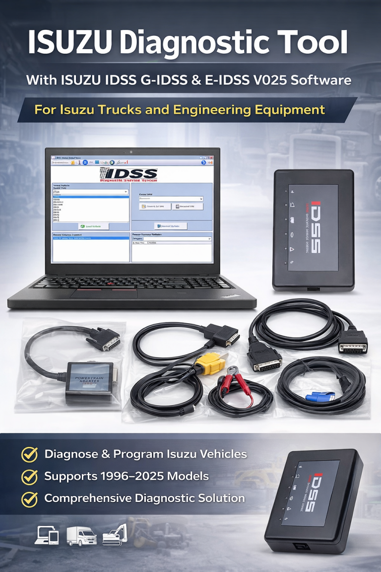 ISUZU Diagnostic Tool with IDSS G-IDSS & E-IDSS V2025 – Complete Guide ...