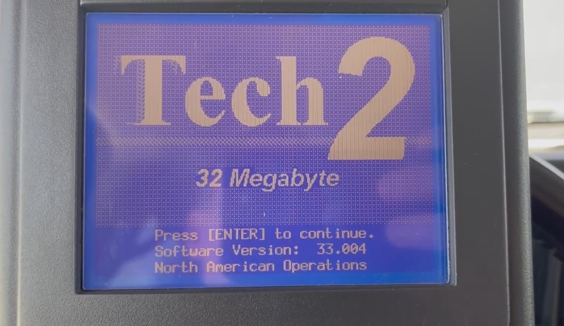 GM Tech 2 scanner with CANdi module and diagnostic cables for GM vehicles