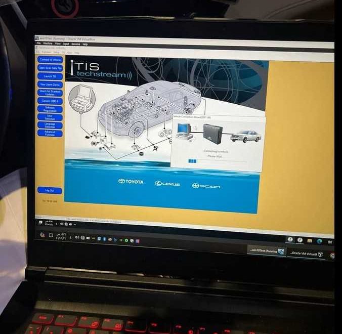 Toyota TIS Agent Lite GTS Plus and vehicle interface workflow