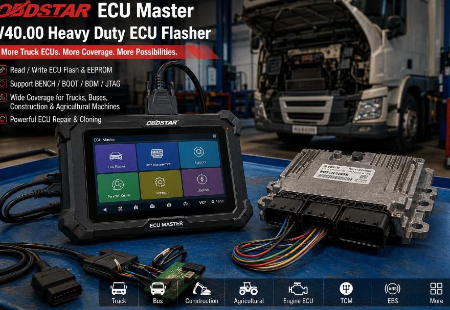 OBDSTAR ECU Master V40.00 heavy duty truck ECU update