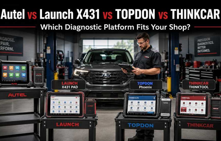 Autel Launch X431 TOPDON and THINKCAR professional diagnostic scanner comparison
