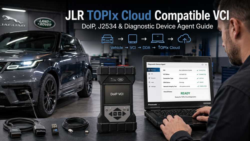 JLR TOPIx Cloud compatible VCI with DoIP diagnostic interface