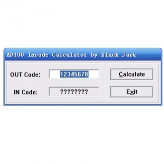 AD100/T300/SBB/MVP Incode Outcode Calculator