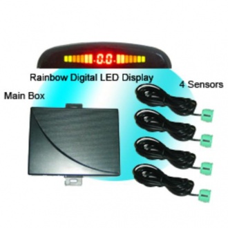 Rainbow  LED Display Parking Sensor
