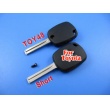 toyota 4D duplicable key shell toy48 (short) with groove