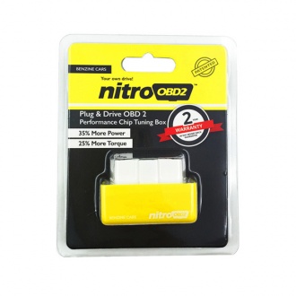 Plug and Drive NitroOBD2 Performance Chip Tuning Box for Benzine Cars