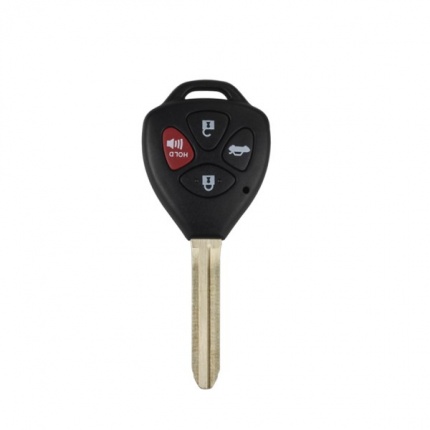 Remote Key Shell 4 Button (With Red Dot  Have Concave Position With Sticker) for Toyota 5pcs/lot