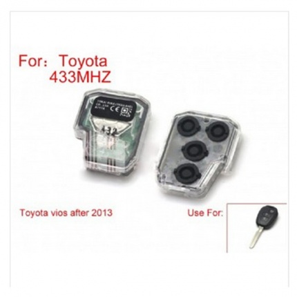 Remote Control 433Mhz for Toyota Vios 2 Button After 2013