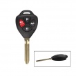 Remote Key Shell 4 Button (With Red Dot  Without Sticker) For Toyota 5pcs/lot