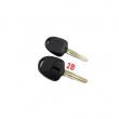 Remote Key Shell 2 Button (Without Inside Remote Shell) For Mitsubishi 10pcs/lot