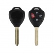 Remote Key Shell 4 Button (With Red Dot  Have Concave Position With Sticker) for Toyota 5pcs/lot