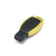 Remote Shell 3 Buttons (Small Button with Light) For Mercedes-Benz Waterproof