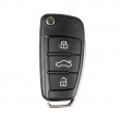 XHORSE VVDI2 Audi A6L Q7 Type Universal Remote Key 3 Buttons (Individually Packaged)