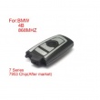 Remote Key 4 Buttons 868mhz 7953 Chips Silver Side for BMW CAS4 F Platform 7 Series