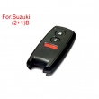 2+1 Buttons Remote Key Shell for Suzuki