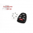 5+1 Button Remote Key Rubber (Small Button) for Chrysler 5pcs/lot