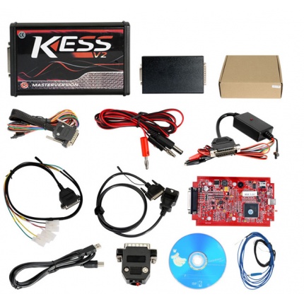 Best Quality V2.53 KESS V2 V5.017 Red PCB Firmware EU Version Manager ECU Tuning Kit Master Version No Token Limitation