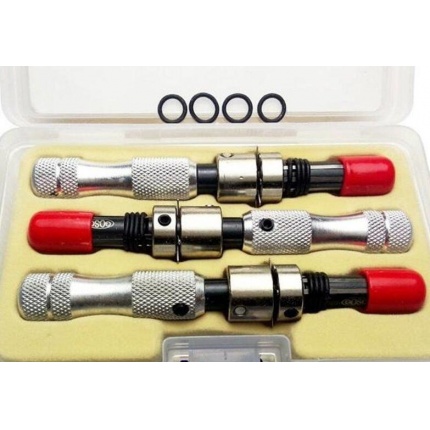 GOSO 3pcs/set Lengthened Advanced 7 Pin Tubular Lock Pick 7.0mm & 7.5mm & 7.8mm LOCKSMITH TOOLS