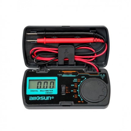 Latest All-Sun EM3081 Digital Multimeter for Measuring DC and AC Voltage